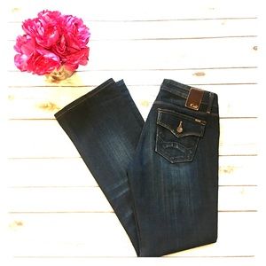 Cult of individuality Bohemi bootcut jeans size 27